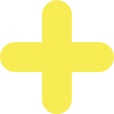 pegatina de cruz amarilla